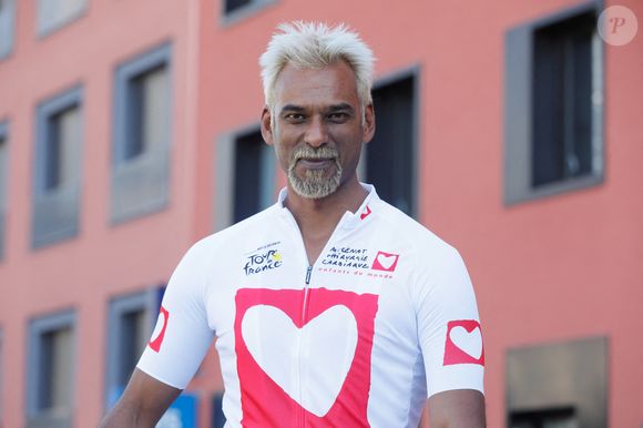 Satya Oblet (Oblette) - Portraits des personnalités participant à l'étape du coeur de l'association "Mécénat Chirurgie Cardiaque" (MCC) à l'Hôtel Ibis Centre lors du tour de France, St Etienne, France, le 14 juillet 2022. © Christophe Clovis / Bestimage
