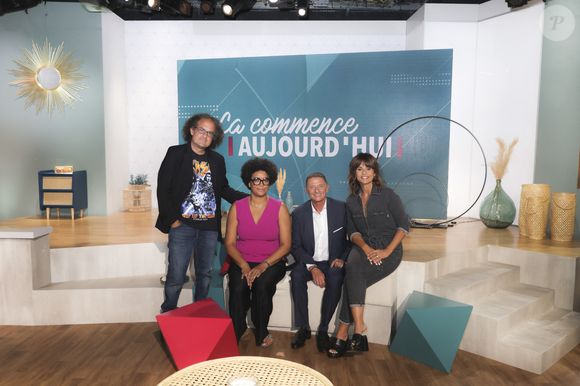 Exclusif - Laurent Karila, Amina Yamgnane, Marc Geiger, Faustine Bollaert - - La nouvelle saison de l'émission "ça commence aujourd'hui" sur France 2.

Paris le 1er septembre 2023.

© Jack Tribeca / Bestimage