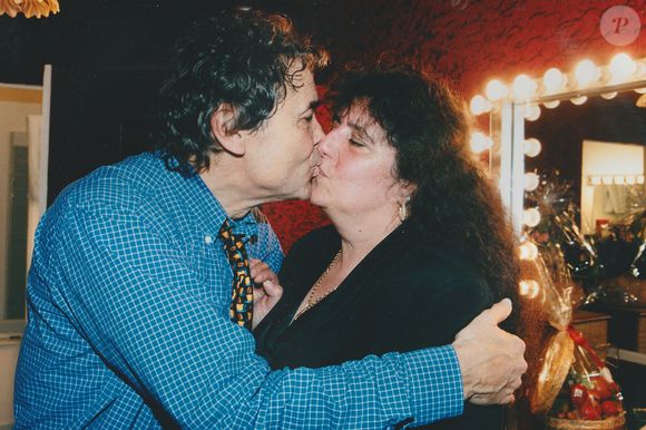 Archives - Pierre Perret et sa femme feu Rebecca (Simone Mazaltarim). © JLPPA / Bestimage