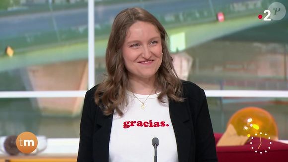 Fanny Weil sur le plateau de "Télématin" le samedi 31 mai 2025 sur France 2 © France 2