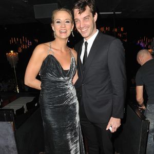 Elodie Gossuin et son mari Bertrand Lacherie lors de l'élection de Miss Prestige National 2013 au Lido à Paris le 10 décembre 2012. 

VEEREN / BESTIMAGE