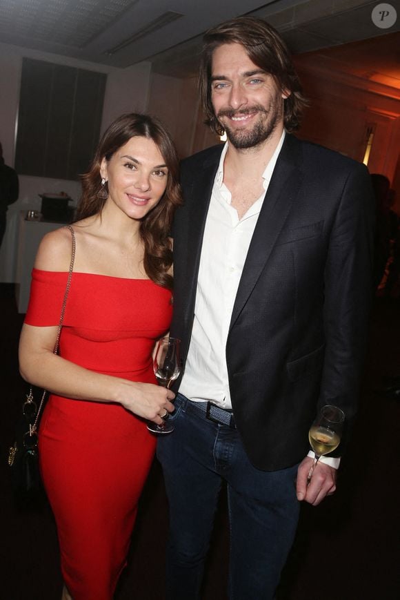 Camille Lacourt et son épouse Alice Detollenaere lors du Chinese Business Club Lunch au Pavillon Cambon à Paris le 09 mars 2020. Photo by Jerome Domine/ABACAPRESS.COM