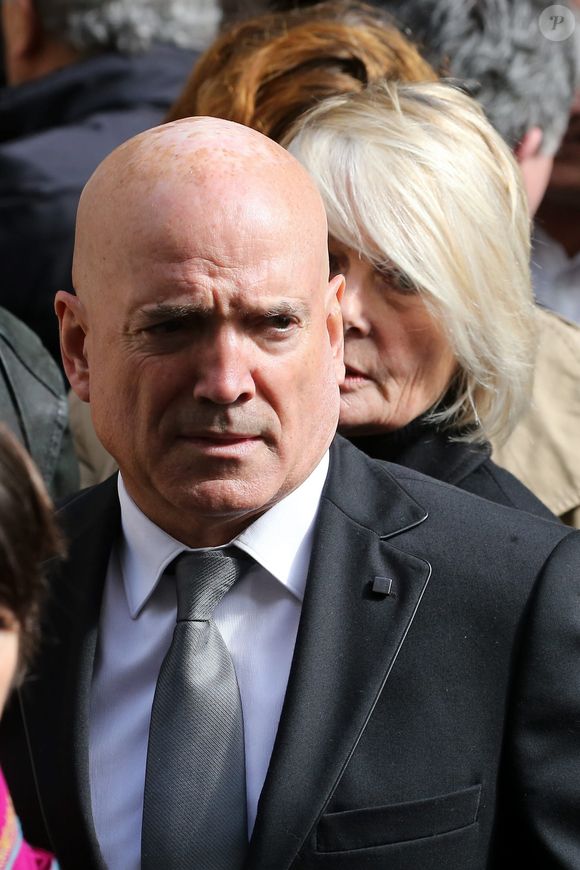 Louis Bodin - Obsèques de la navigatrice française Florence Arthaud en l'église Saint-Séverin à Paris, le 30 mars 2015. Florence Arthaud est décédée lors du crash d'hélicoptère en Argentine le 9 mars dernier pendant le tournage du jeu de TF1 "Dropped". Jacovides - Clovis / Bestimage