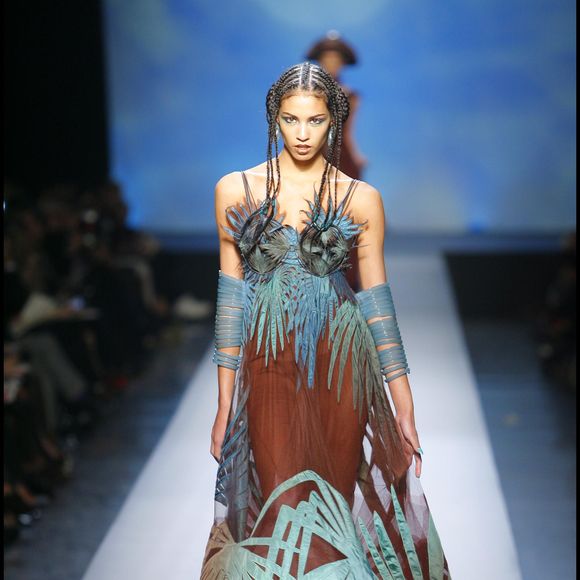 Chloé Mortaud au défilé de mode Jean-Paul Gaultier, haute couture printemps été 2010. © Rindoff-Borde / Bestimage