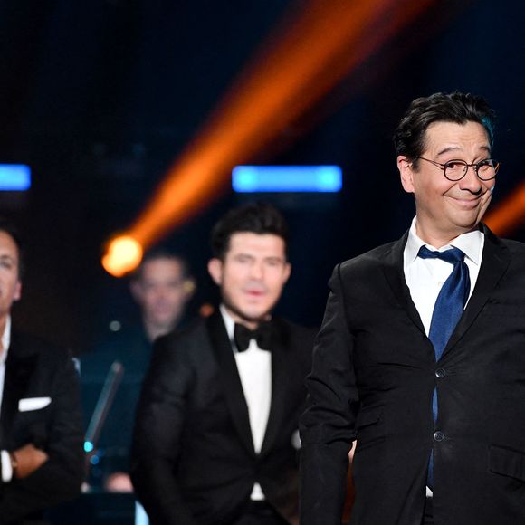 Exclusif - Dany Brillant, Vincent Niclo et Laurent Gerra - Enregistrement de l'émission "Un soir à Monaco avec Laurent Gerra" sur la scène de la salle des Etoiles du Monte-Carlo Sporting à Monaco, diffusée le 18 décembre 2021 à 21h05. Le 7 décembre 2021
© Bruno Bebert / Bestimage