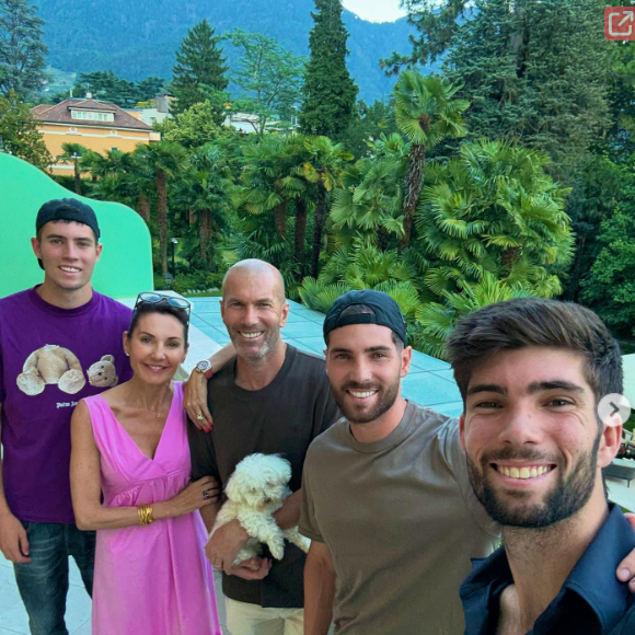 La famille de Zinedine Zidane
