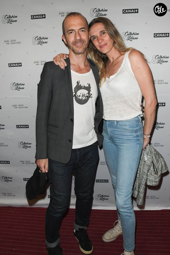 Séparation - Calogero séparé de Marie Bastide - Semi-exclusif - Calogero et sa compagne Marie Bastide - Soirée du pot de départ de Catherine et Liliane au théâtre Bobino à Paris le 1er juillet 2019. (Copines inséparables, Catherine et Liliane - incarnées par les comédiens A.Lutz et B. Sanches - proposent des sketchs comiques et satiriques sur l'acutalité). © Coadic Guirec/Bestimage