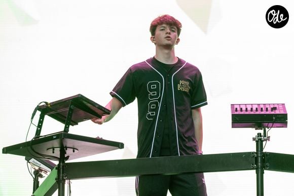 Petit Biscuit, Mehdi Benjelloun - Festival Lollapalooza Music au Grant Park à Chicago, Illinois, Etats-Unis, le 2 août 2018.