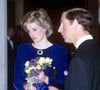Selon le "Daily Mail" et quelques biographes : personne n’était épargné. Même les plus proches de la princesse, comme sa nounou Barbara Barnes où sa secrétaire (devenue amie) Victoria Mendham ont été désavouées du jour au lendemain sans explication...
Le Prince et la Princesse de Galles au concert de gala Beethoven à la Royal Academy of Arts à Londres, Royaume-Uni, le 25 février 1986. Photo by PA Photos/ABACAPRESS.COM