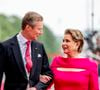 La grande-duchesse Maria Teresa de Luxembourg aurait bien fui

Le grand-duc Henri de Luxembourg, la grande-duchesse Maria Teresa de Luxembourg pour les célébrations de la fête nationale et pour le 25e anniversaire de règne du grand duc Henri le 23 juin 2025  Dana Press / Bestimage