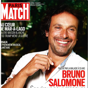 Photo de Bruno Salomone en couverture de "Paris Matche", numéro du 19 mars 2026.