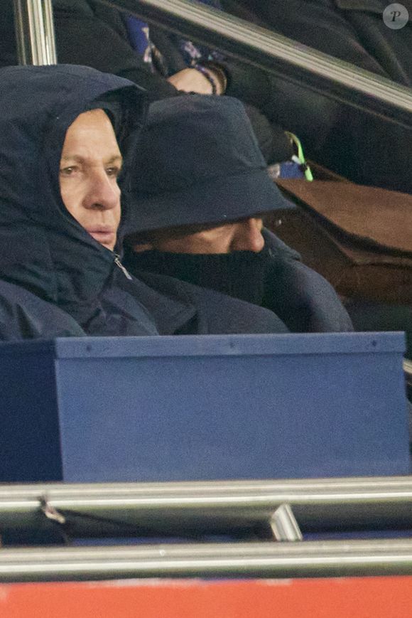 Dany Brillant assiste incognito au match de Ligue 1 McDonald's opposant le Paris Saint-Germain (PSG) à L’AS Monaco (4-1) au Parc des Princes à Paris le 7 février 2025. © Cyril Moreau/Bestimage