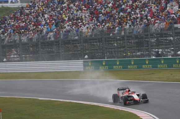 Jules Bianchi sur la course du Grand Prix du Japon le dimanche 5 octobre 2014 à Suzuka, Japon. Photo by Hoch Zwei/DPA/ABACAPRESS.COM