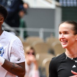 Elina SVITOLINA d'Ukraine et Gael MONFILS de France lors d'une séance d'entraînement du tournoi de tennis Roland-Garros 2026, Roland-Garros 2026, tournoi du Grand Chelem au stade Roland-Garros le 20 mai 2026 à Paris, France. © Matthieu Mirville/ZUMA Press Wire/Bestimage