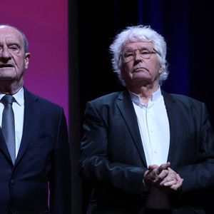 Pierre Lescure et Jean-Jacques Annaud - Projection du film "Megalopolis" lors de la 50ème édition du Festival du Cinéma américain à Deauville. Le 13 septembre 2024
© Denis Guignebourg / Bestimage