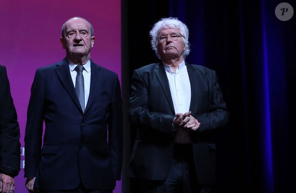 Pierre Lescure et Jean-Jacques Annaud - Projection du film "Megalopolis" lors de la 50ème édition du Festival du Cinéma américain à Deauville. Le 13 septembre 2024
© Denis Guignebourg / Bestimage