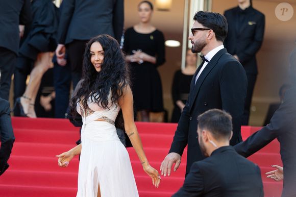 Nabilla Benattia et son mari Thomas Vergara - Montée des marches du film « The history of sound  » lors du 78ème Festival International du Film de Cannes, au Palais des Festivals à Cannes. Le 21 mai 2025 © Olivier Borde/ Bestimage