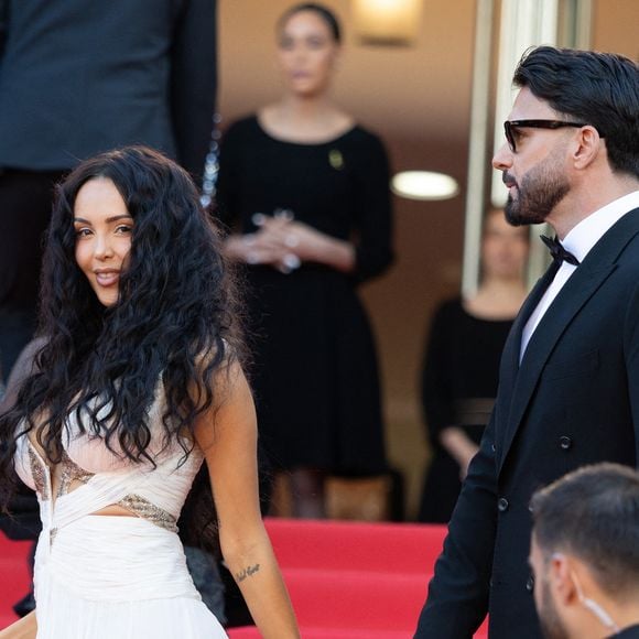 Nabilla Benattia et son mari Thomas Vergara - Montée des marches du film « The history of sound  » lors du 78ème Festival International du Film de Cannes, au Palais des Festivals à Cannes. Le 21 mai 2025 © Olivier Borde/ Bestimage