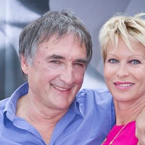 Alexandre Fabre, Rebecca Hampton posant au photocall 'Plus Belle La Vie' lors du 52ème Festival TV de Monte-Carlo à Monte-Carlo, Monaco le 13 juin 2012. Photo by Marco Piovanotto/ABACAPRESS.COM