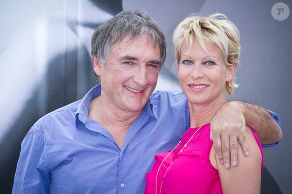 Alexandre Fabre, Rebecca Hampton posant au photocall 'Plus Belle La Vie' lors du 52ème Festival TV de Monte-Carlo à Monte-Carlo, Monaco le 13 juin 2012. Photo by Marco Piovanotto/ABACAPRESS.COM