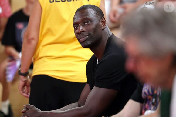 Omar Sy - Célébrités assistent à la victoire de Monaco qui a remporté le match 4 de la finale de Betclic Élite face à Paris (80-74), Monaco le 22 juin 2025. © Stephane Pillaud / PsnewZ / Bestimage