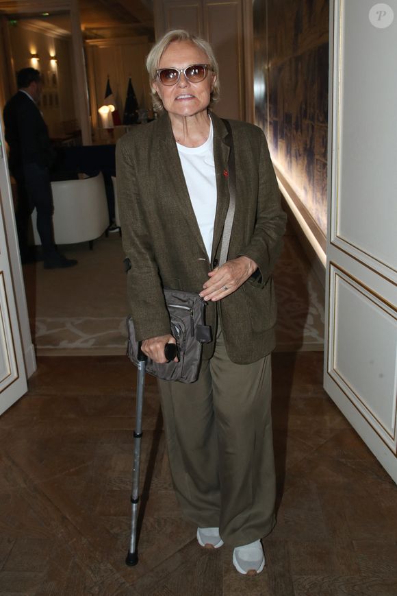 Muriel Robin - Line Renaud fait don de ses archives aux Archives Nationales au Ministère de la Culture, Paris le 12 Mai 2025. © Bertrand Rindoff / Bestimage