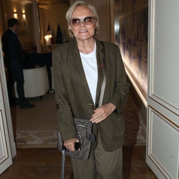Muriel Robin - Line Renaud fait don de ses archives aux Archives Nationales au Ministère de la Culture, Paris le 12 Mai 2025. © Bertrand Rindoff / Bestimage