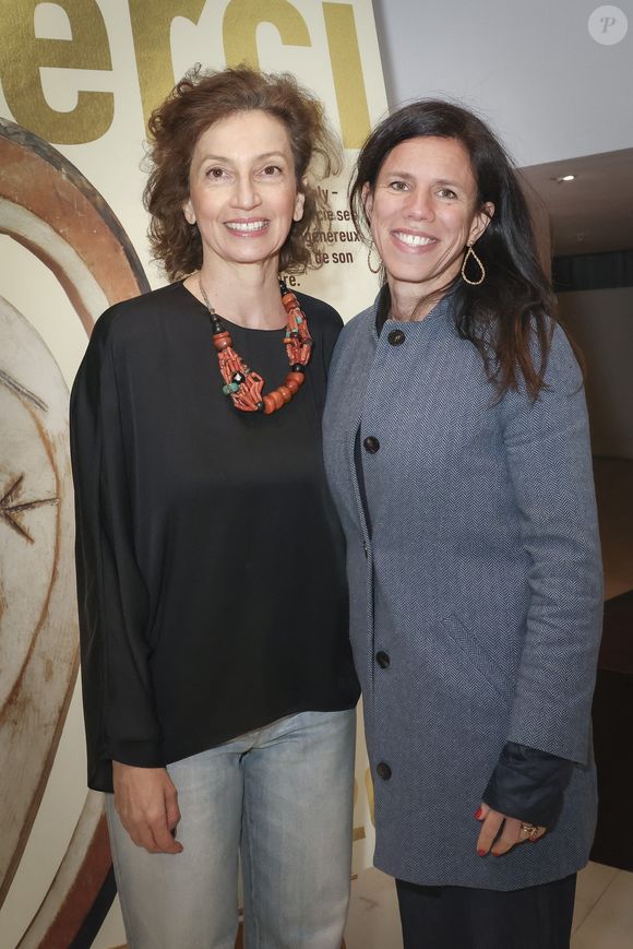 Audrey Azoulay, Eléonore de Lacharrière - Marc Ladreit de Lacharrière est nommé mécène d'honneur du 20ème anniversaire du musée du quai Branly à Paris le 13 avril 2026. © Jack Tribeca / Bestimage