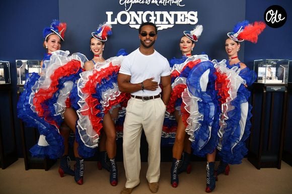 Exclusif - Lucien Laviscount dans l’espace VIP “le Pavillon Eiffel,” lors de la 12ème édition Longines Paris Eiffel Jumping au pied de la Tour Eiffel sur le Champ-de-Mars à Paris, France le 20 juin 2026

© Perusseau / Veeren / Bestimage