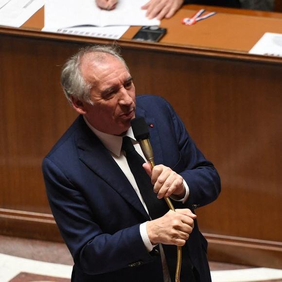 Francois Bayrou questions au Premier ministre à l'Assemblée nationale. 
© PsnewZ / Bestimage