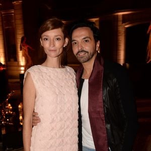 Audrey Marnay et Kamel Ouali - La maison Messika fête les 10 ans de sa collection "iconique Move" et le lancement d'une collection capsule avec sa nouvelle égérie G.Hadid à l'hôtel Salomon de Rothschild le 27 septembre 2017.
© Rachid Bellak / Bestimage
