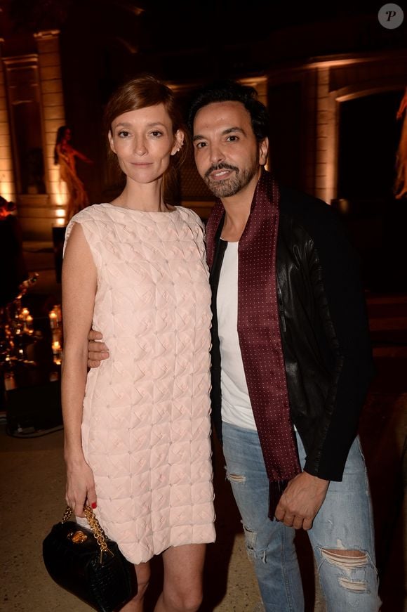 Audrey Marnay et Kamel Ouali - La maison Messika fête les 10 ans de sa collection "iconique Move" et le lancement d'une collection capsule avec sa nouvelle égérie G.Hadid à l'hôtel Salomon de Rothschild le 27 septembre 2017.
© Rachid Bellak / Bestimage