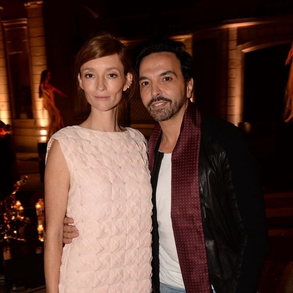 Audrey Marnay et Kamel Ouali - La maison Messika fête les 10 ans de sa collection "iconique Move" et le lancement d'une collection capsule avec sa nouvelle égérie G.Hadid à l'hôtel Salomon de Rothschild le 27 septembre 2017.
© Rachid Bellak / Bestimage