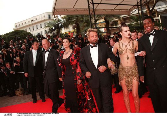 Luc Besson, Demi Moore, Maïwenn, Milla Jovovich, Gary Oldman au Festival de Cannes 1997 ©ANGELI-RINDOFF-GARCIA / BESTIMAGE