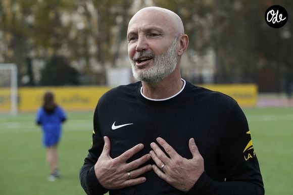 Franck Leboeuf lors de la journée de l'arbitrage (JNA) à Issy-les-Moulineaux, France, le 10 octobre 2023.

© Michael Baucher/Panoramic/Bestimage