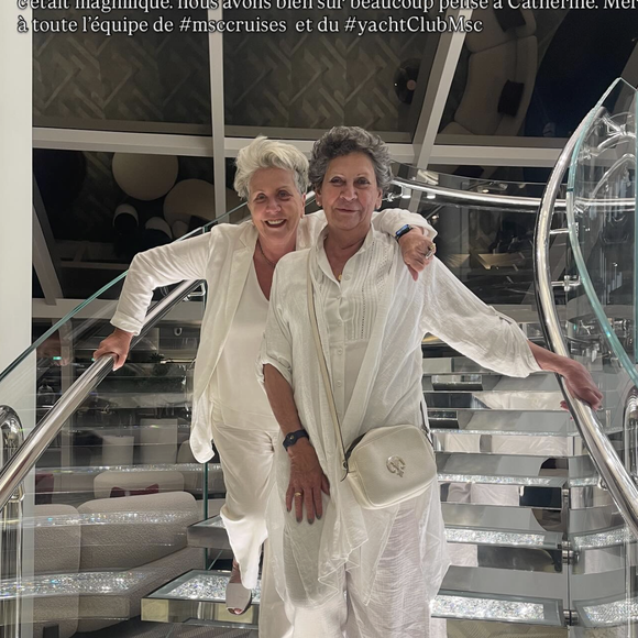 Et avec son autre soeur Geneviève, elle a décidé de rendre hommage à Catherine Laborde lors d'une croisière sur la Méditerranée.

Françoise et Geneviève Laborde