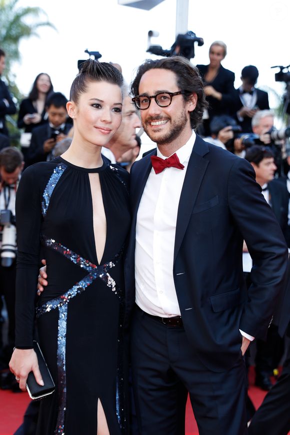 Thomas Hollande et sa compagne Emilie Broussouloux - Montée des marches de la cérémonie de clôture du 70ème Festival International du Film de Cannes. Le 28 mai 2017. 
© Borde-Jacovides-Moreau / Bestimage