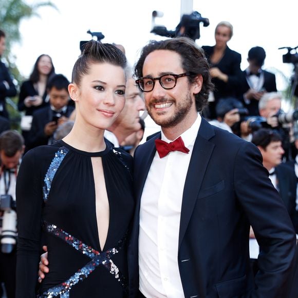 Thomas Hollande et sa compagne Emilie Broussouloux - Montée des marches de la cérémonie de clôture du 70ème Festival International du Film de Cannes. Le 28 mai 2017. 
© Borde-Jacovides-Moreau / Bestimage