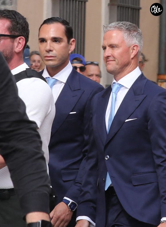 Mariage civil de Ralf Schumacher avec Etienne Bousquet-Cassagne à Saint-Tropez le 30 mai 2026. © Franz Chavaroche/Bestimage