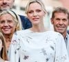 La princesse Charlène a partagé des conseils sur son rôle de maman.

La princesse Charlene entourée des membres du Conseil Municipal ont participé au traditionnel pique-nique des Monégasques « U Cavagnëtu » au parc Princesse Antoinette, à Monaco, le 19 septembre 2026.  © Claudia Albuquerque/Bestimage