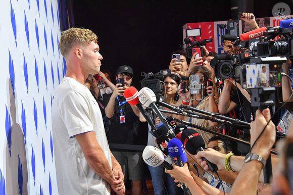 Kevin Mayer déclare forfait pour les Jeux Olympiques Paris 2024 jeudi 1 aout 2024 Club France porte de la Villette Paris.

Photo : PixSell / Bestimage