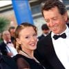 Les acteurs français Robinson Stevenin, Ludivine Sagnier et Bernard Giraudeau arrivent à la projection de La Petite Lili réalisé par Claude Miller en compétition au 56ème Festival de Cannes. Cannes-France, 22/05/2003. © Arnal-Hahn-Nebinger/ABACA