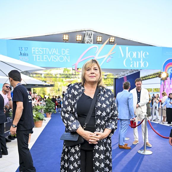 Exclusif - Michele Bernier - Arrivées à la cérémonie d'ouverture du 64ème Festival de Télévision de Monte Carlo au Grimaldi Forum de Monaco le 13 juin 2025.
©Pierre Perusseau / Osuna / Bestimage