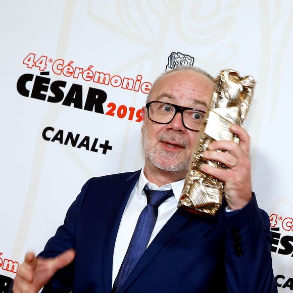 Olivier Baroux (César du public pour "Les Tuche 3") à la 44ème cérémonie des César à la salle Pleyel à Paris, le 22 février 2019.
