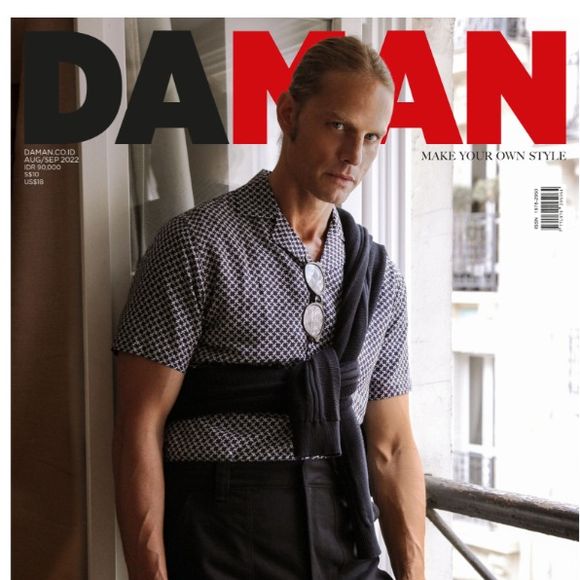 Arnaud Lemaire en couverture du magazine Daman, en août 2022. Photo : Daman