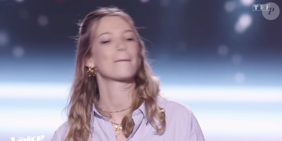 Alice dans l'émission "The Voice" TF1