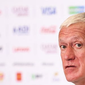 Didier Deschamps, sélectionneur de l'équipe de France, lors de la conférence de presse au Philadelphia Stadium le 21 juin 2026 à Philadelphie, en Pennsylvanie (États-Unis). (Photo de Johnny Fidelin/Icon Sport/ABACAPRESS.COM)