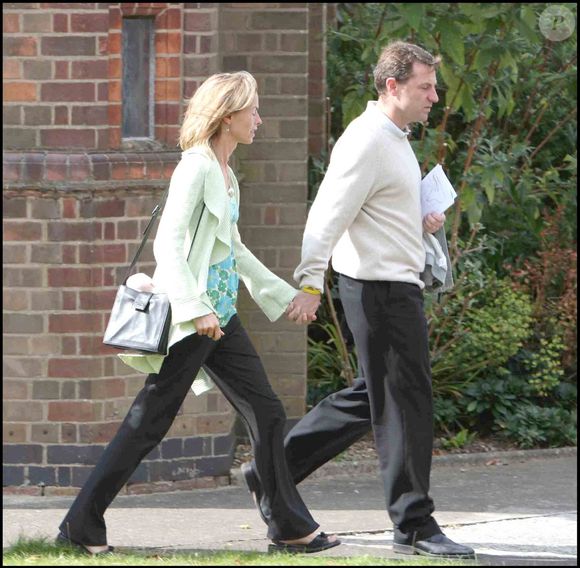 Les parents de Maddie, Gerry et Kate McCann sortant de l'église - 2007 (GOFF INF / BESTIMAGE).