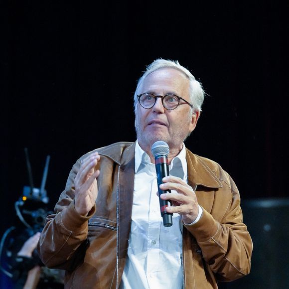 Fabrice Luchini lors de la cérémonie d'ouverture de la 15ème édition du Festival du film Lumière à Lyon, du 15 au 22 octobre 2023. 
© Sandrine Thesillat / Panoramic / Bestimage