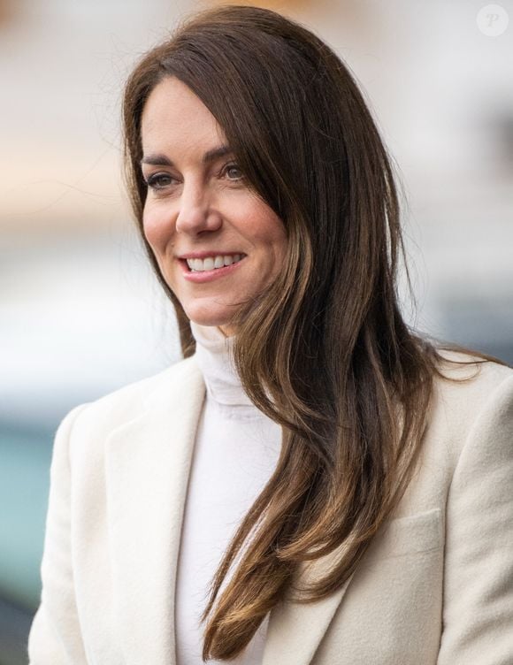 Kate Catherine Middleton, princesse de Galles, en visite au centre "Aberavon Leisure and Fitness" à Port Talbot. Le 28 février 2023 © Backgrid UK/ Bestimage